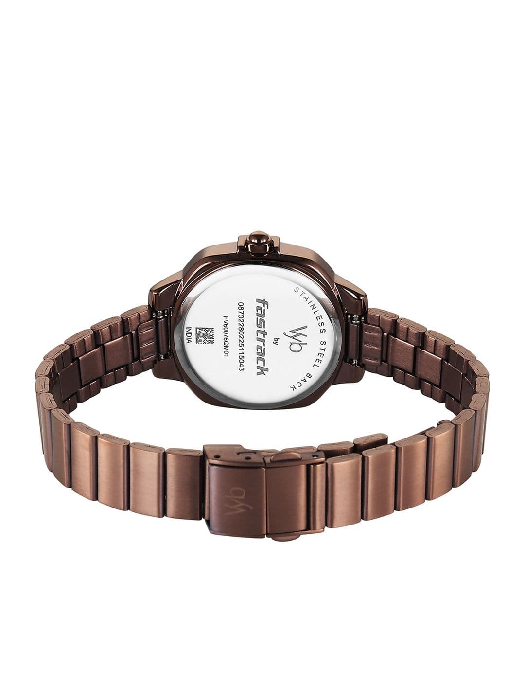 Fastrack Women Embellished Dial & Bracelet Style Straps Seeker Analogue Watch FV60076QM01 thumbnail 5