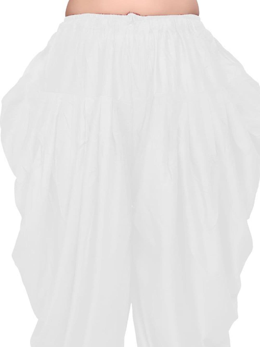 SS Sanket Synthetics Women Pure Satin Mid-Rise Loose Fit Salwar thumbnail 3