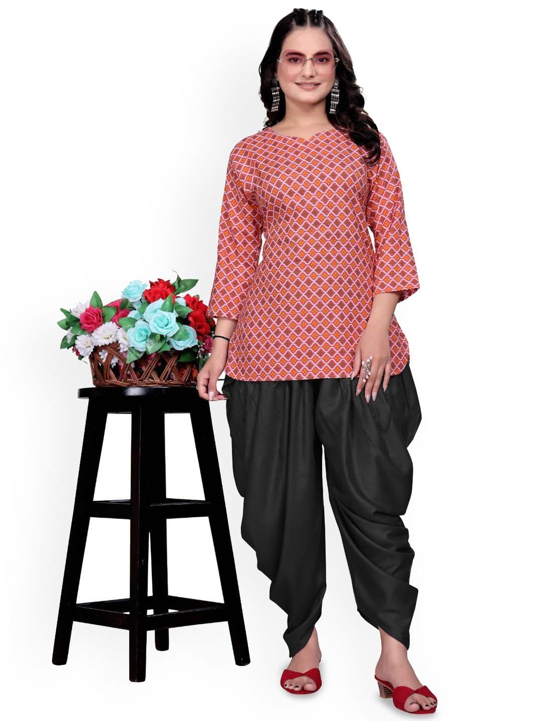 SS Sanket Synthetics Women Pure Satin Mid-Rise Loose Fit Salwar thumbnail 6