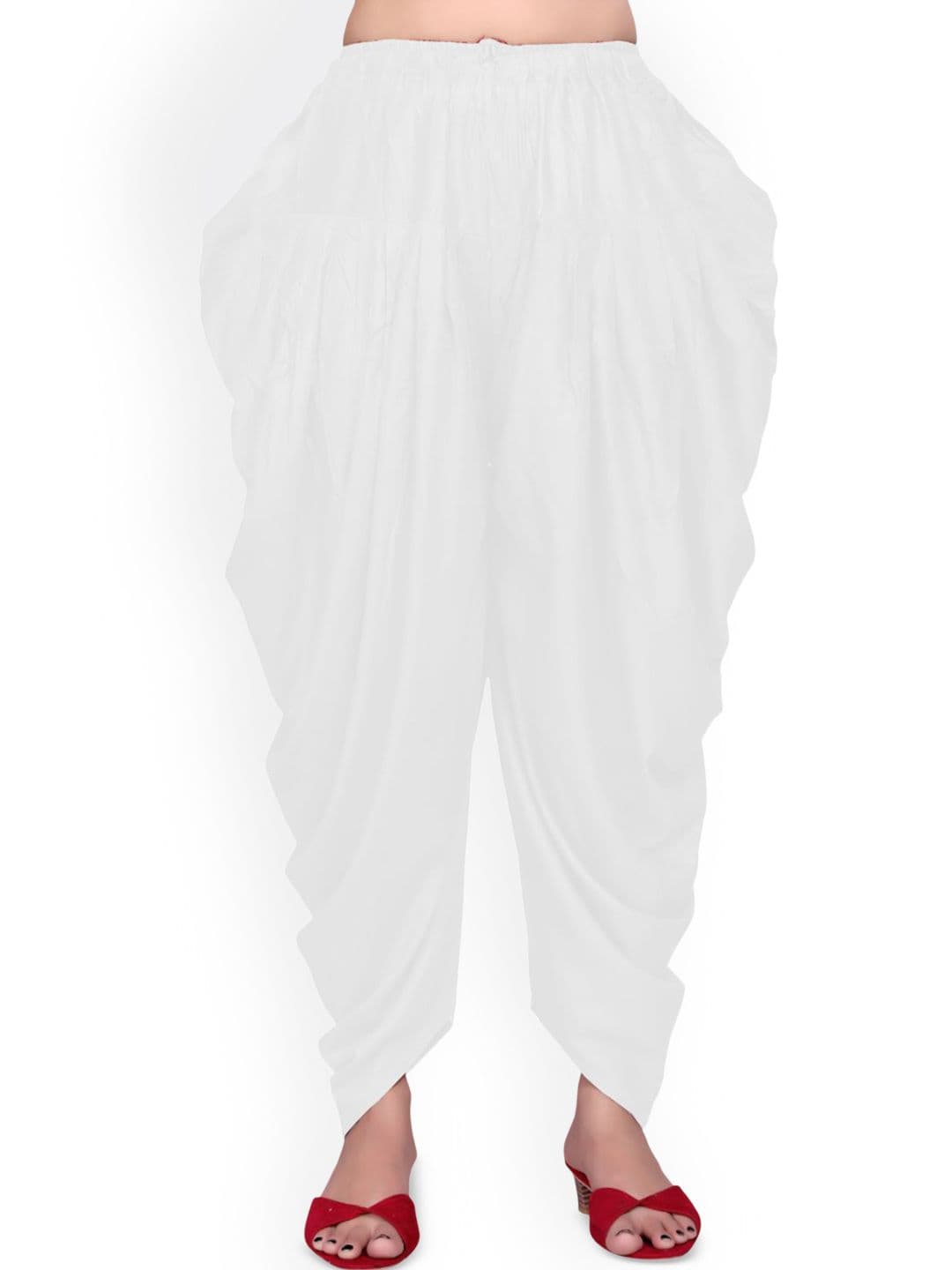 SS Sanket Synthetics Women Pure Satin Mid-Rise Loose Fit Salwar - view 1