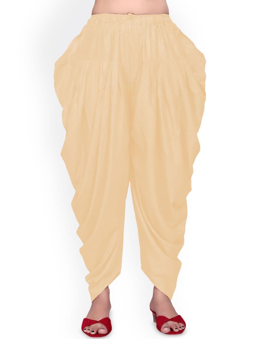 SS Sanket Synthetics Women Pure Satin Mid-Rise Loose Fit Salwar - view 1