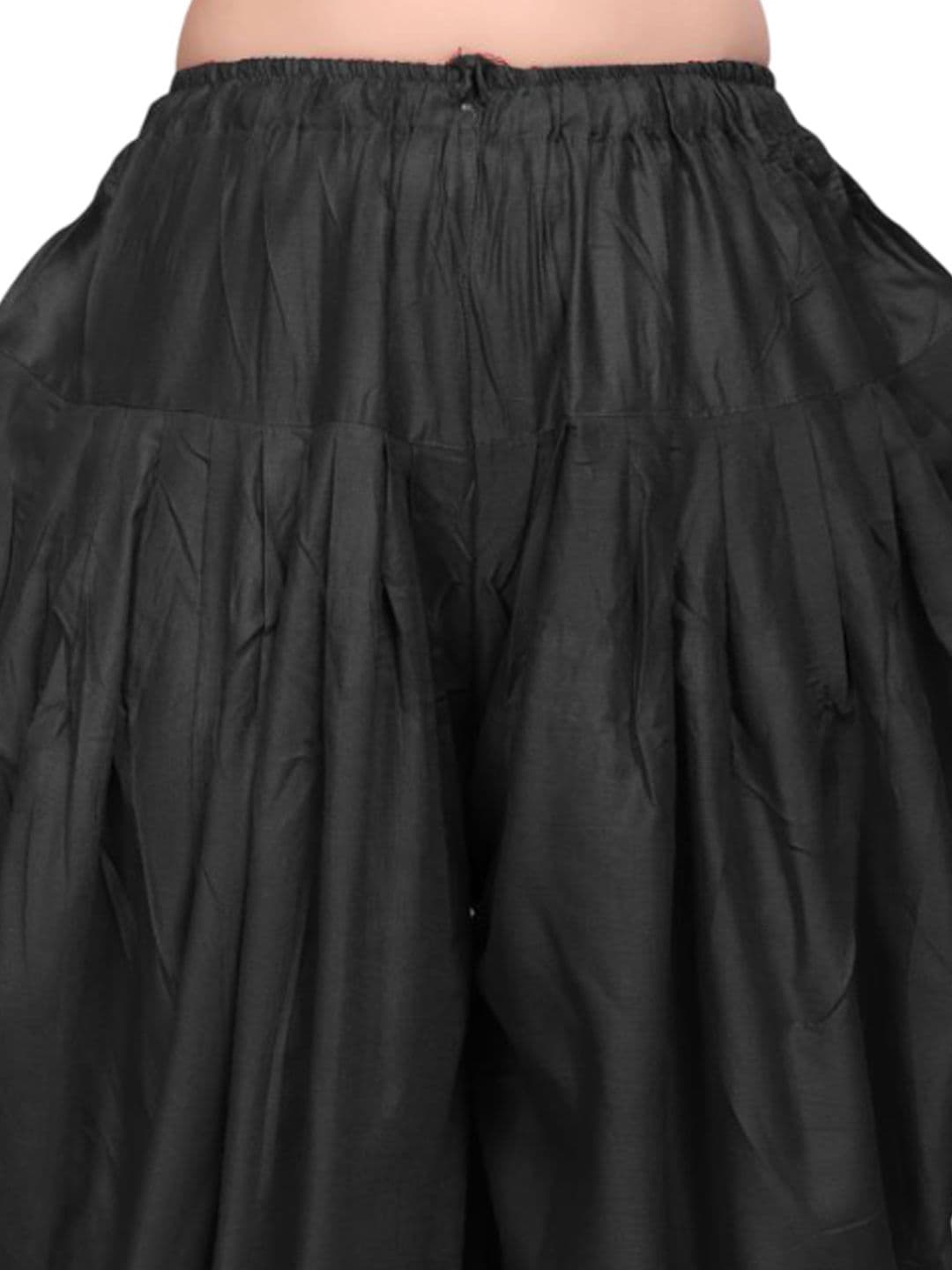 SS Sanket Synthetics Women Pure Satin Mid-Rise Loose Fit Salwar thumbnail 5