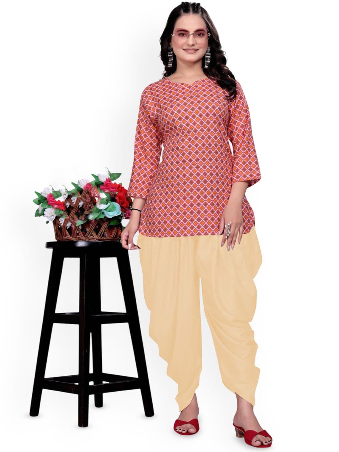 SS Sanket Synthetics Women Pure Satin Mid-Rise Loose Fit Salwar thumbnail 5