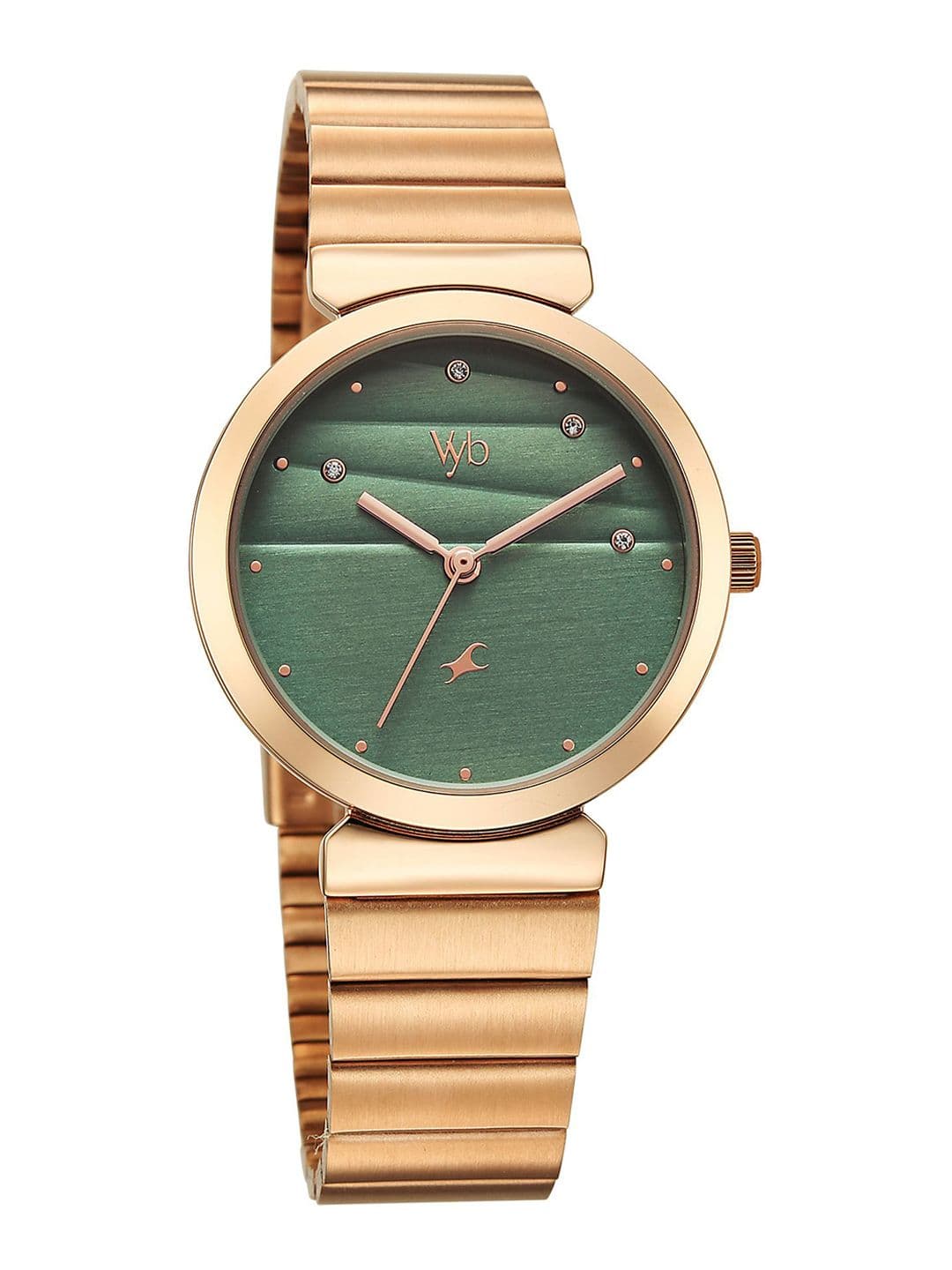 Fastrack Vyb Charmer Women Embellished Dial & Reset Time Analogue Watch FV60078WM01 thumbnail 4