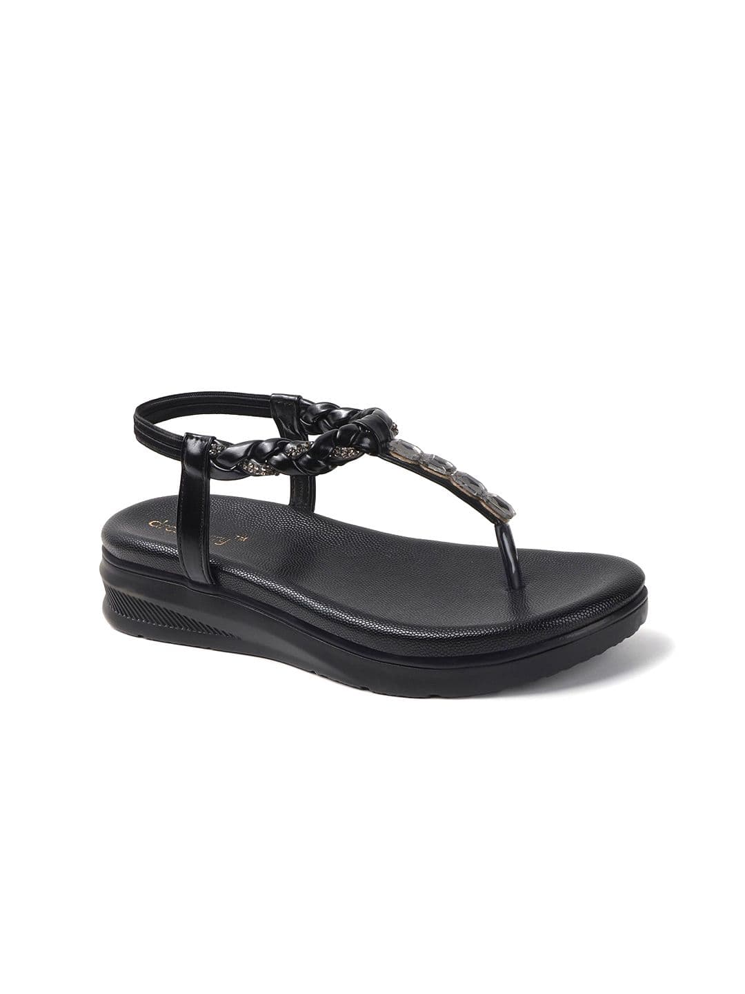 DressBerry Wedge Sandals thumbnail 3