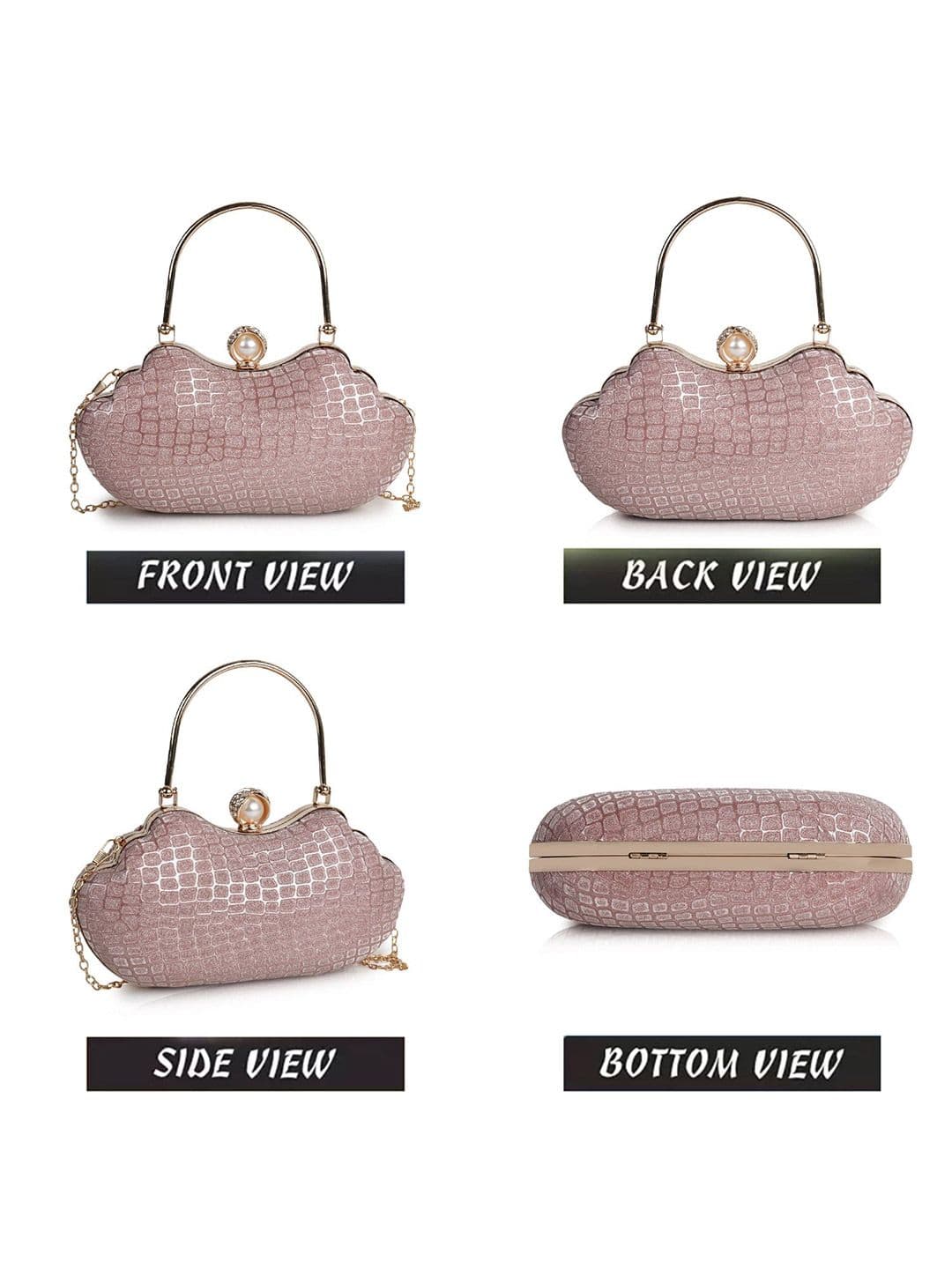 NORVE Embellished Box Clutch thumbnail 4
