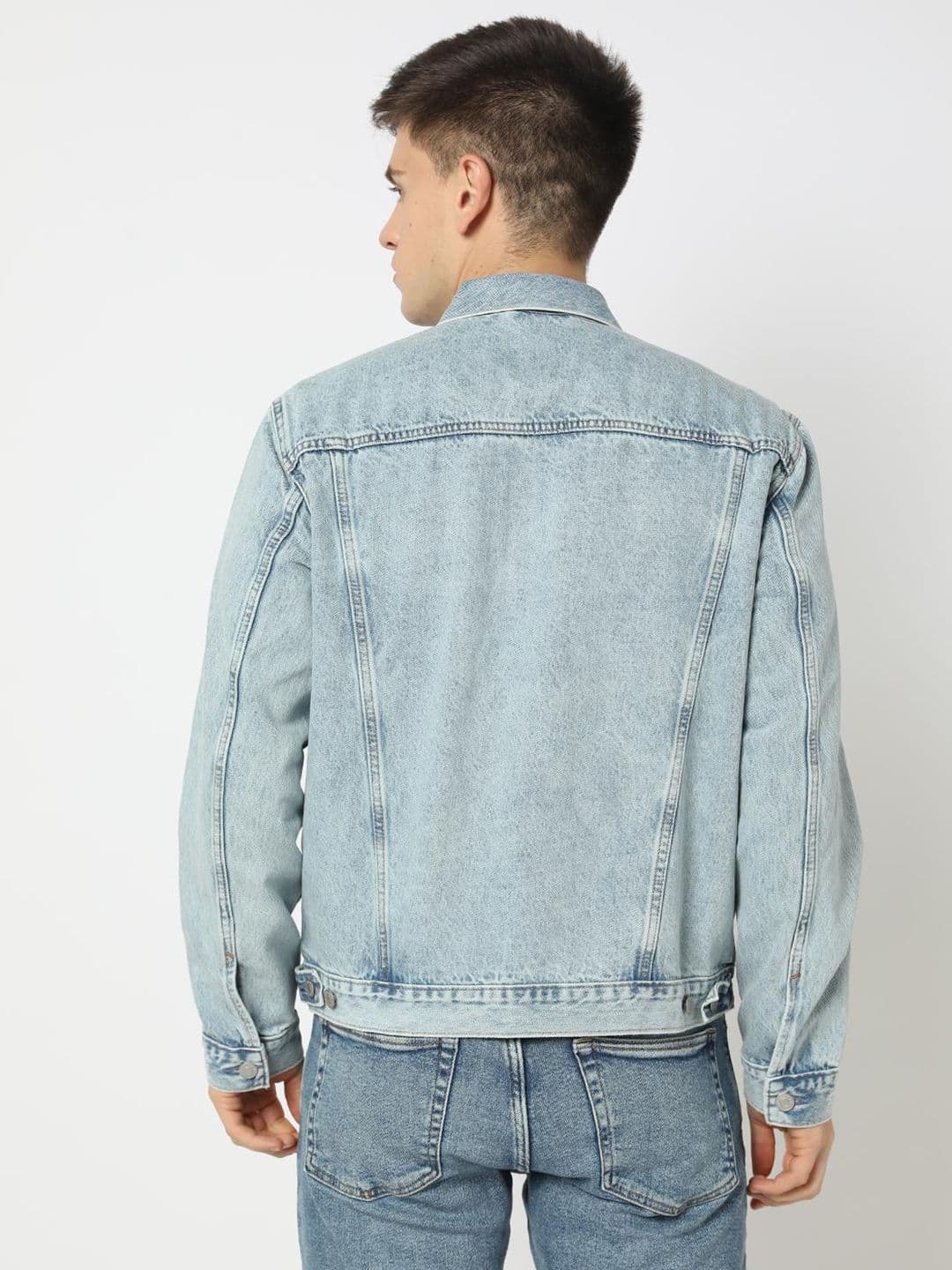 GAP Pure Cotton Spread Collar Denim Jacket thumbnail 5