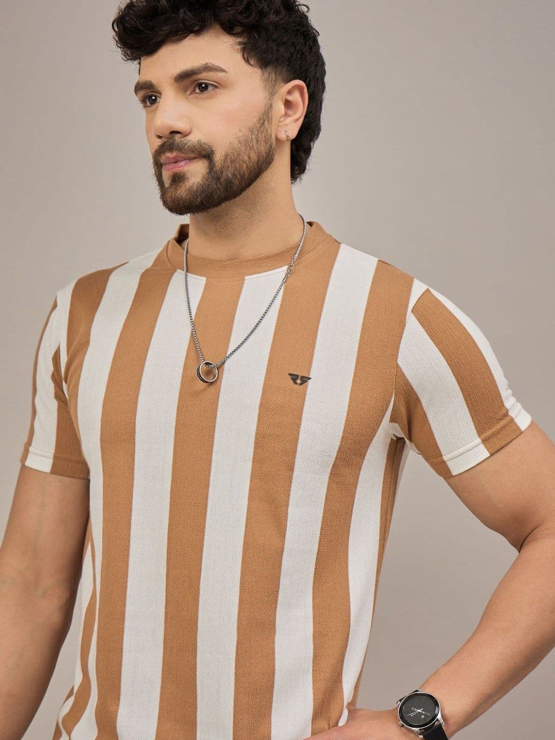 REPRISE Men Striped T-shirt thumbnail 3