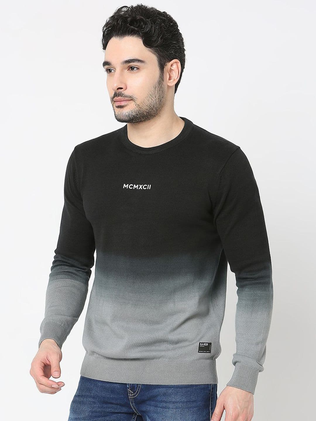 SPYKAR Men Colourblocked Pullover thumbnail 5