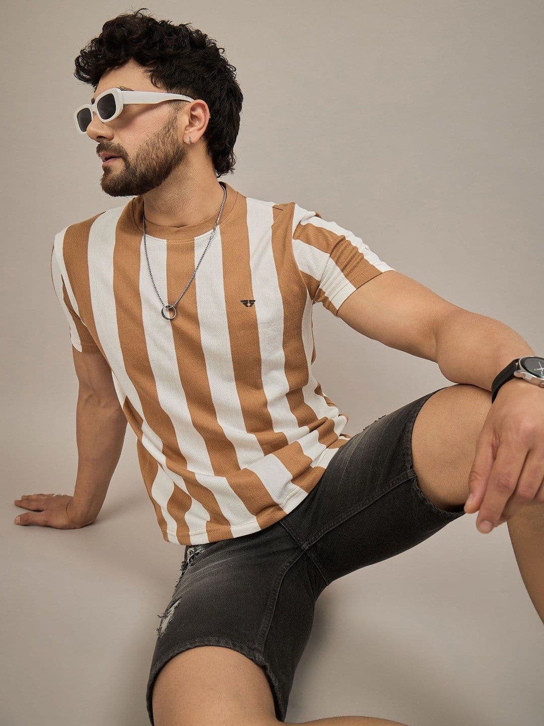 REPRISE Men Striped T-shirt thumbnail 5
