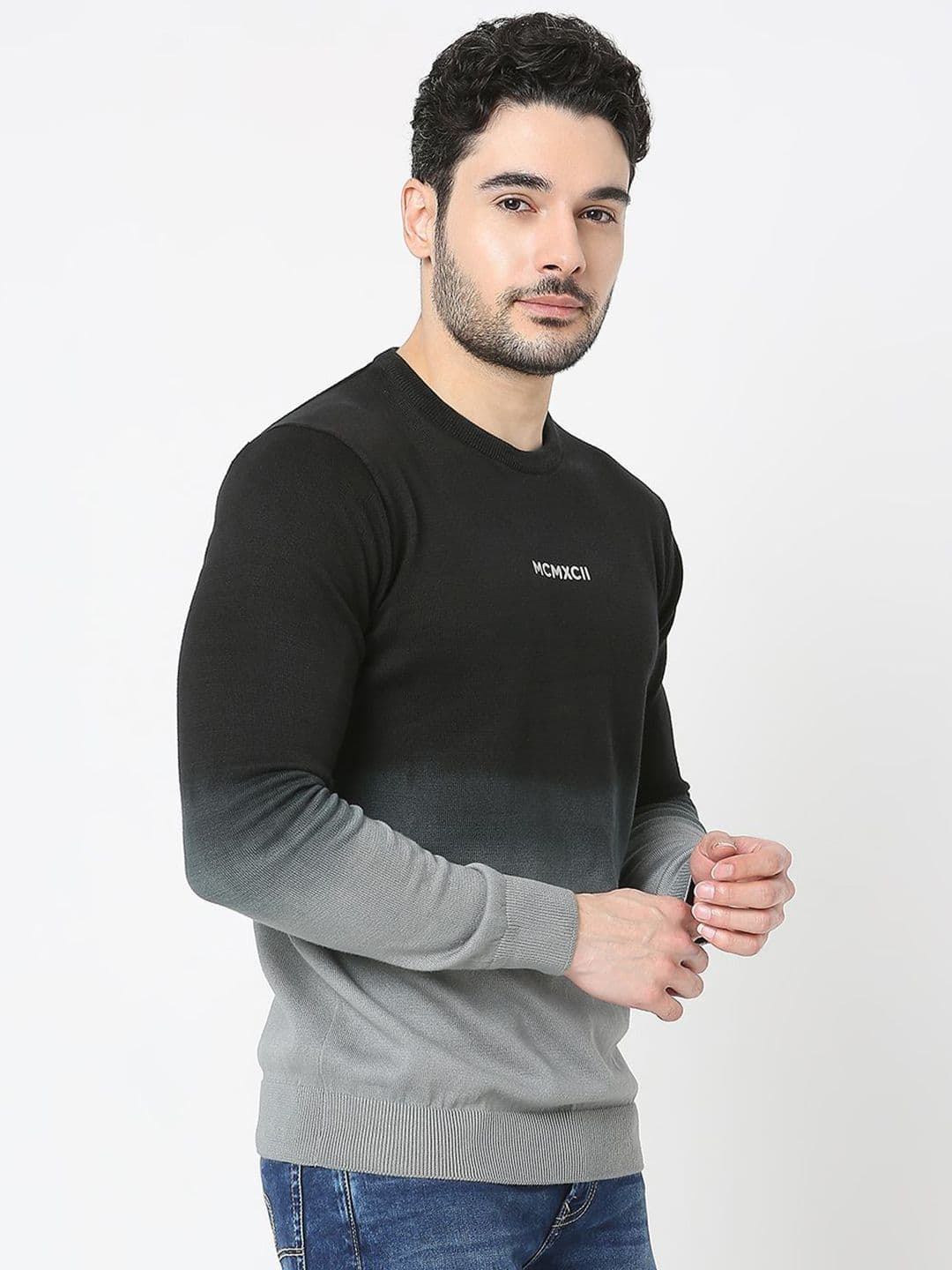 SPYKAR Men Colourblocked Pullover thumbnail 7