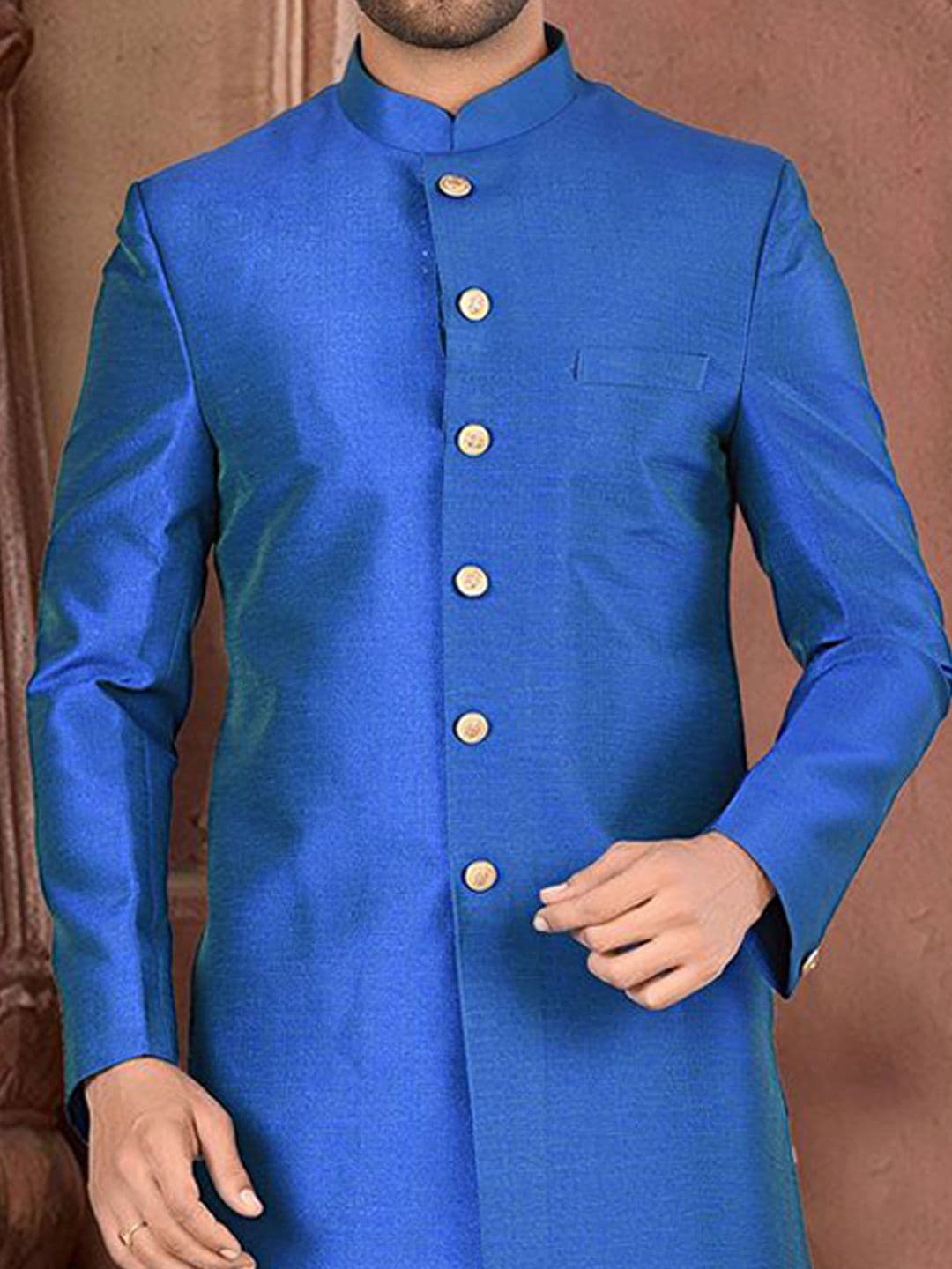 RANAK Mandarin Collar Sherwani Set thumbnail 2