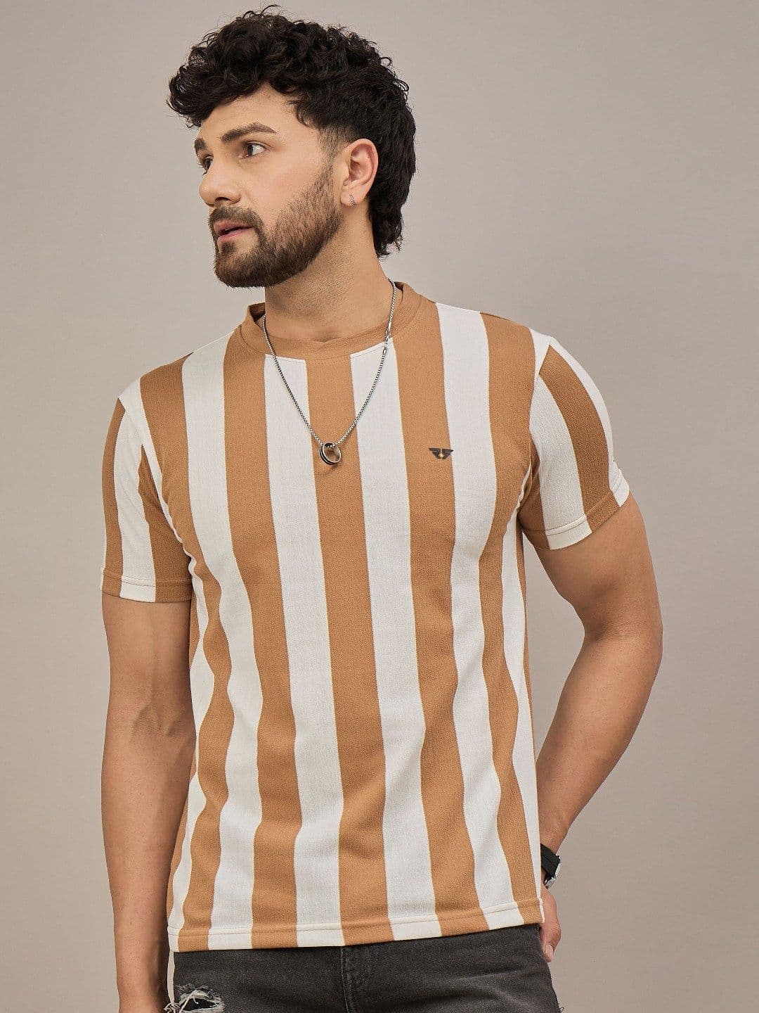 REPRISE Men Striped T-shirt - view 1