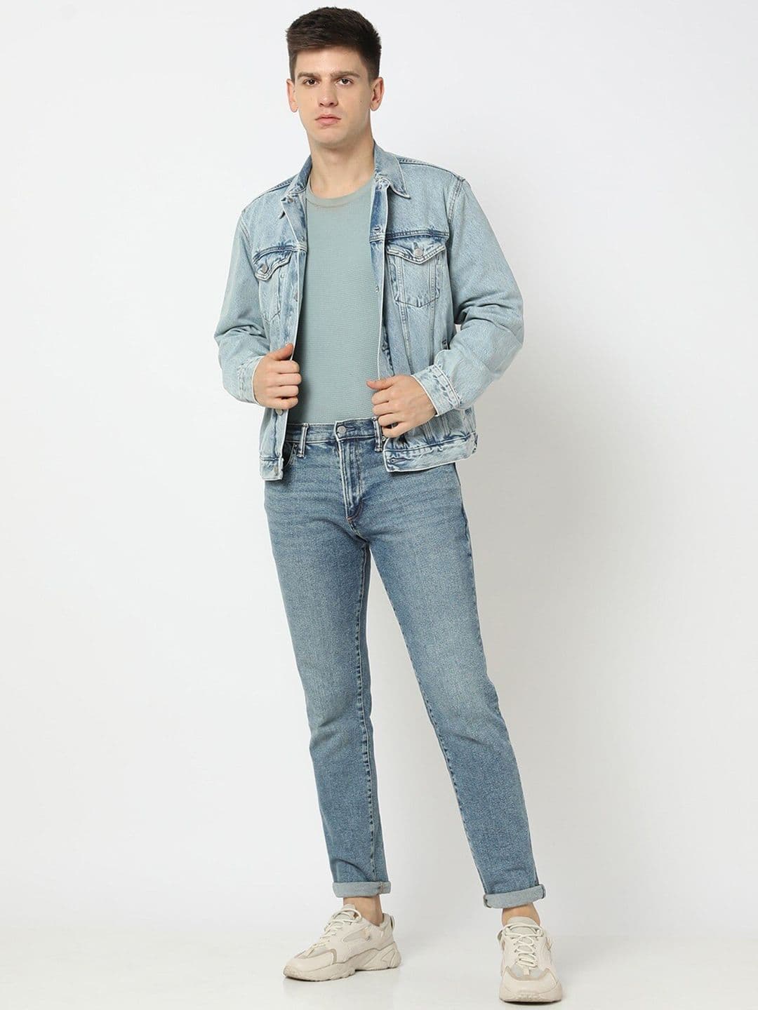 GAP Pure Cotton Spread Collar Denim Jacket thumbnail 3