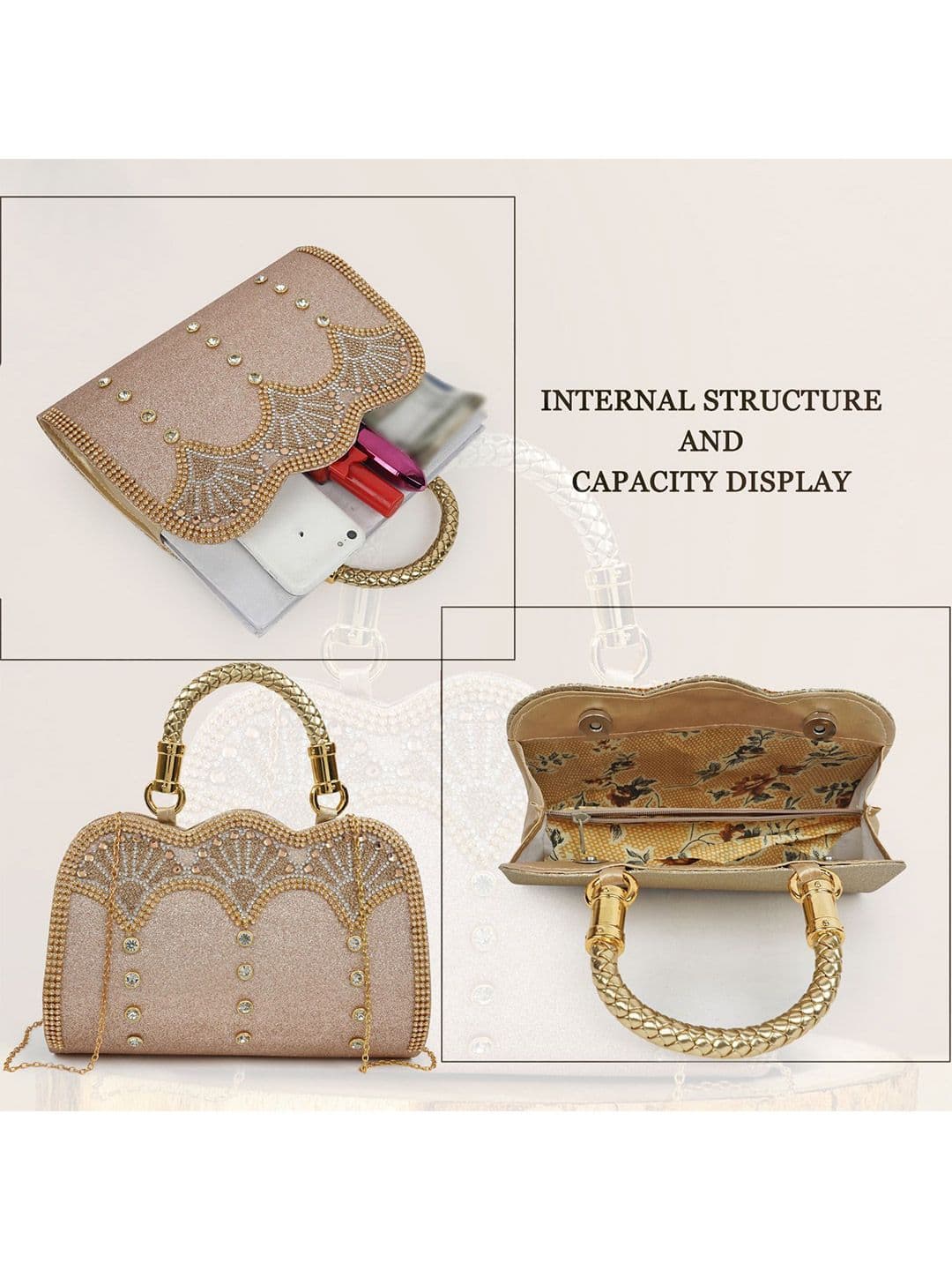 NORVE Embellished Purse Clutch thumbnail 4