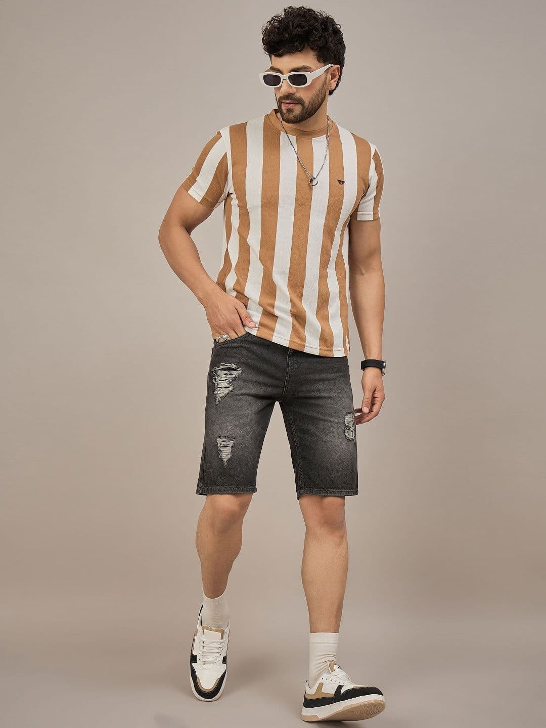 REPRISE Men Striped T-shirt thumbnail 7