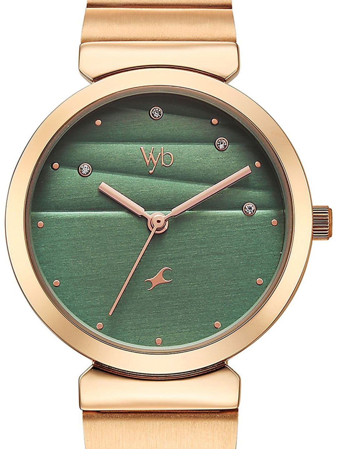 Fastrack Vyb Charmer Women Embellished Dial & Reset Time Analogue Watch FV60078WM01 thumbnail 3