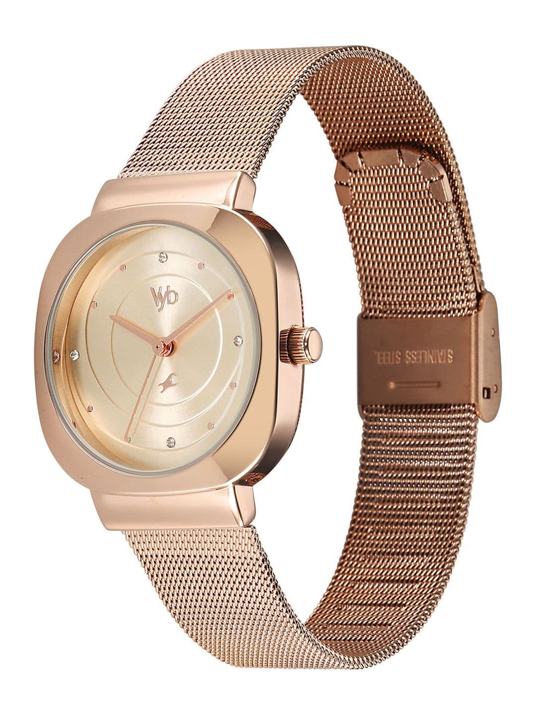 Fastrack Women Dial & Bracelet Style Straps Analogue Watch FV60077WM01 thumbnail 3