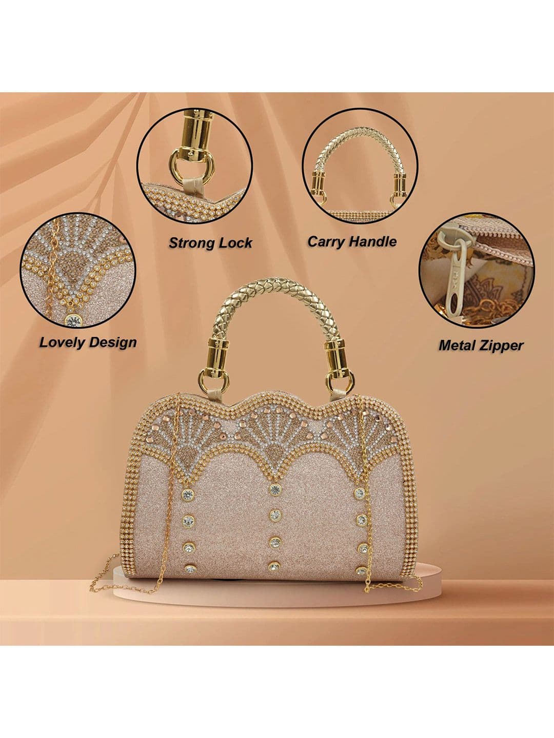 NORVE Embellished Purse Clutch thumbnail 2