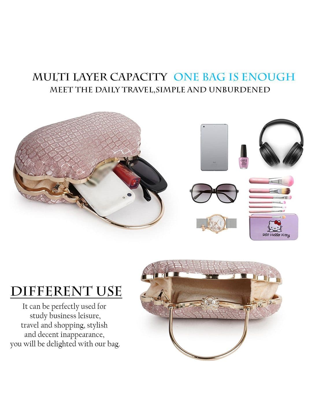 NORVE Embellished Box Clutch thumbnail 7