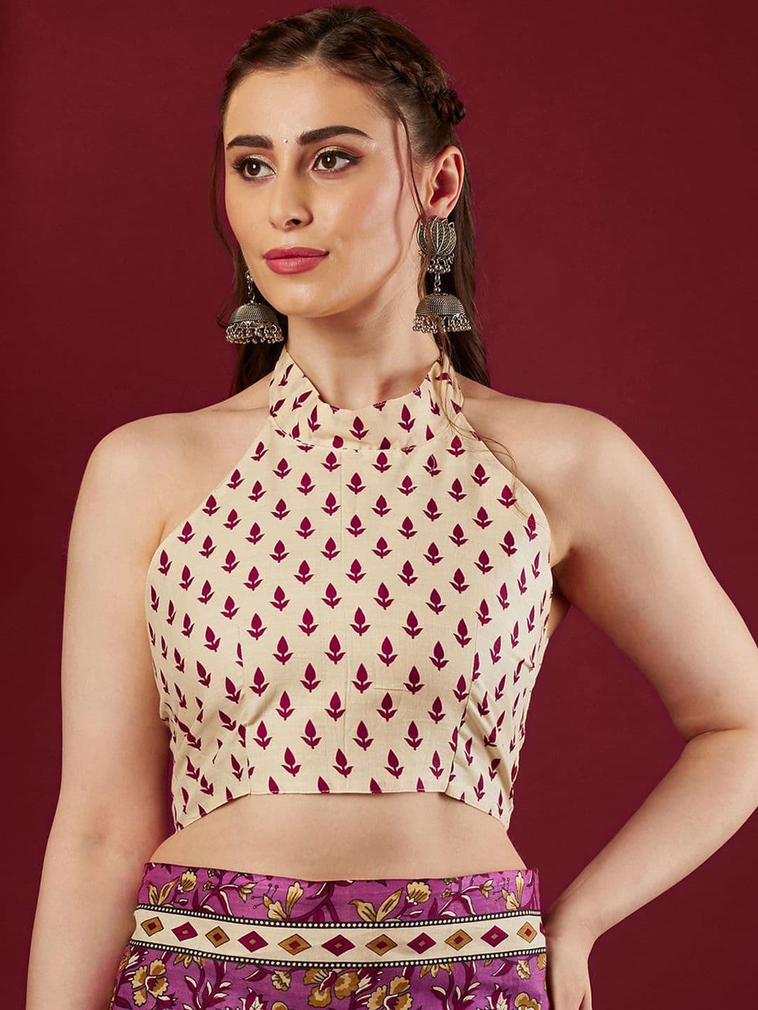 Mitera Floral Saree thumbnail 4