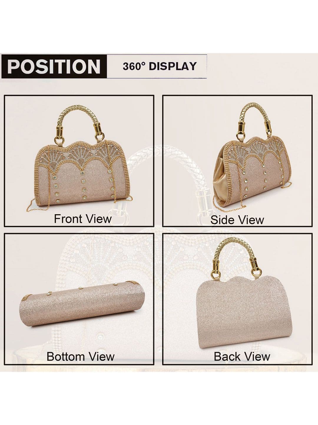 NORVE Embellished Purse Clutch thumbnail 3