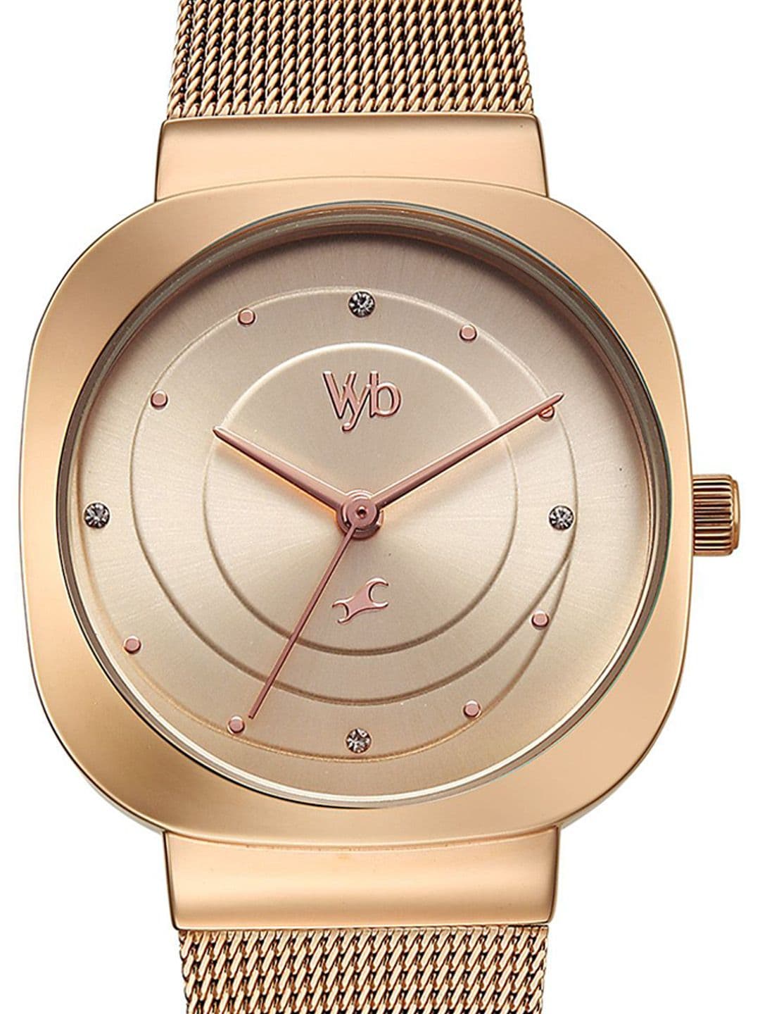 Fastrack Women Dial & Bracelet Style Straps Analogue Watch FV60077WM01 thumbnail 2
