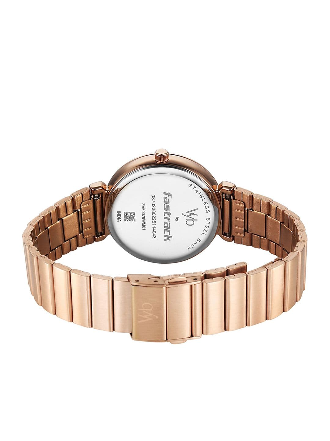 Fastrack Vyb Charmer Women Embellished Dial & Reset Time Analogue Watch FV60078WM01 thumbnail 2