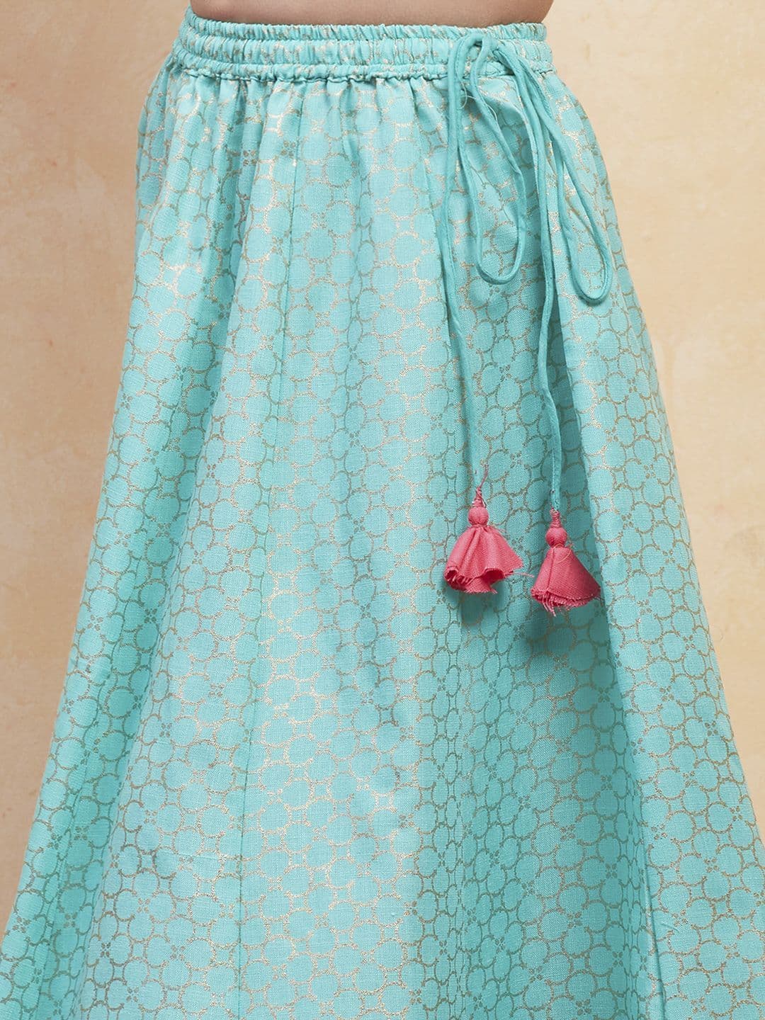 Biba Girls Embellished Ready to Wear Lehenga & Blouse With Dupatta thumbnail 2