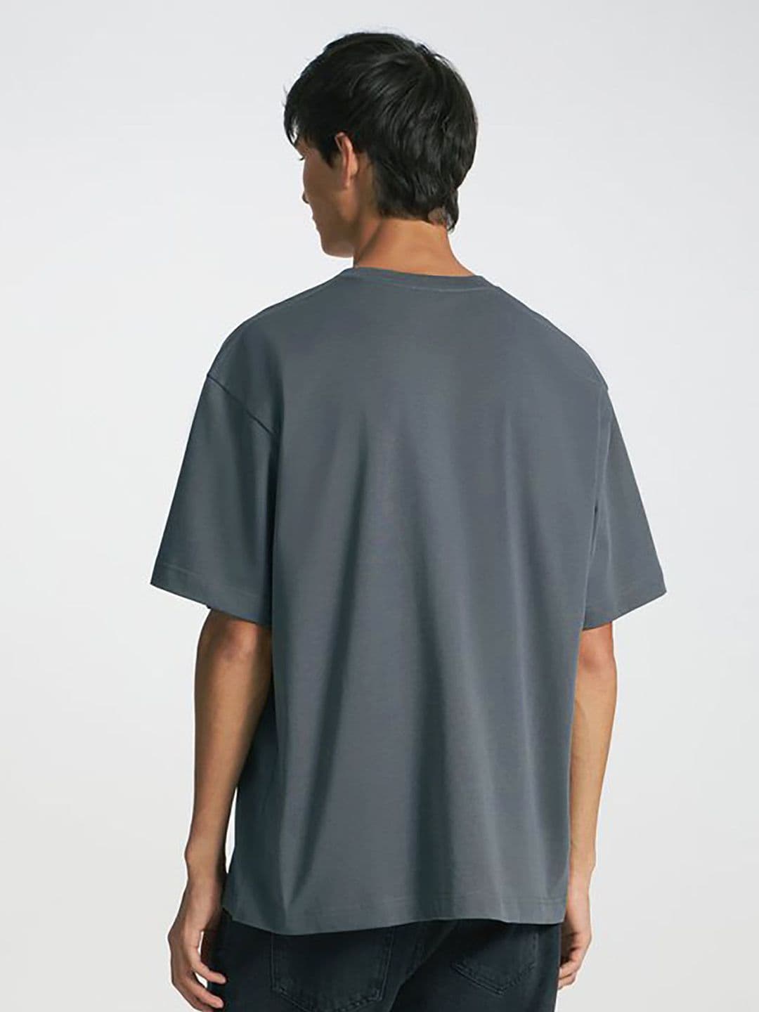 MISCHIEF MONKEY Pure Cotton Drop-Shoulder Sleeves Oversized T-shirt thumbnail 5