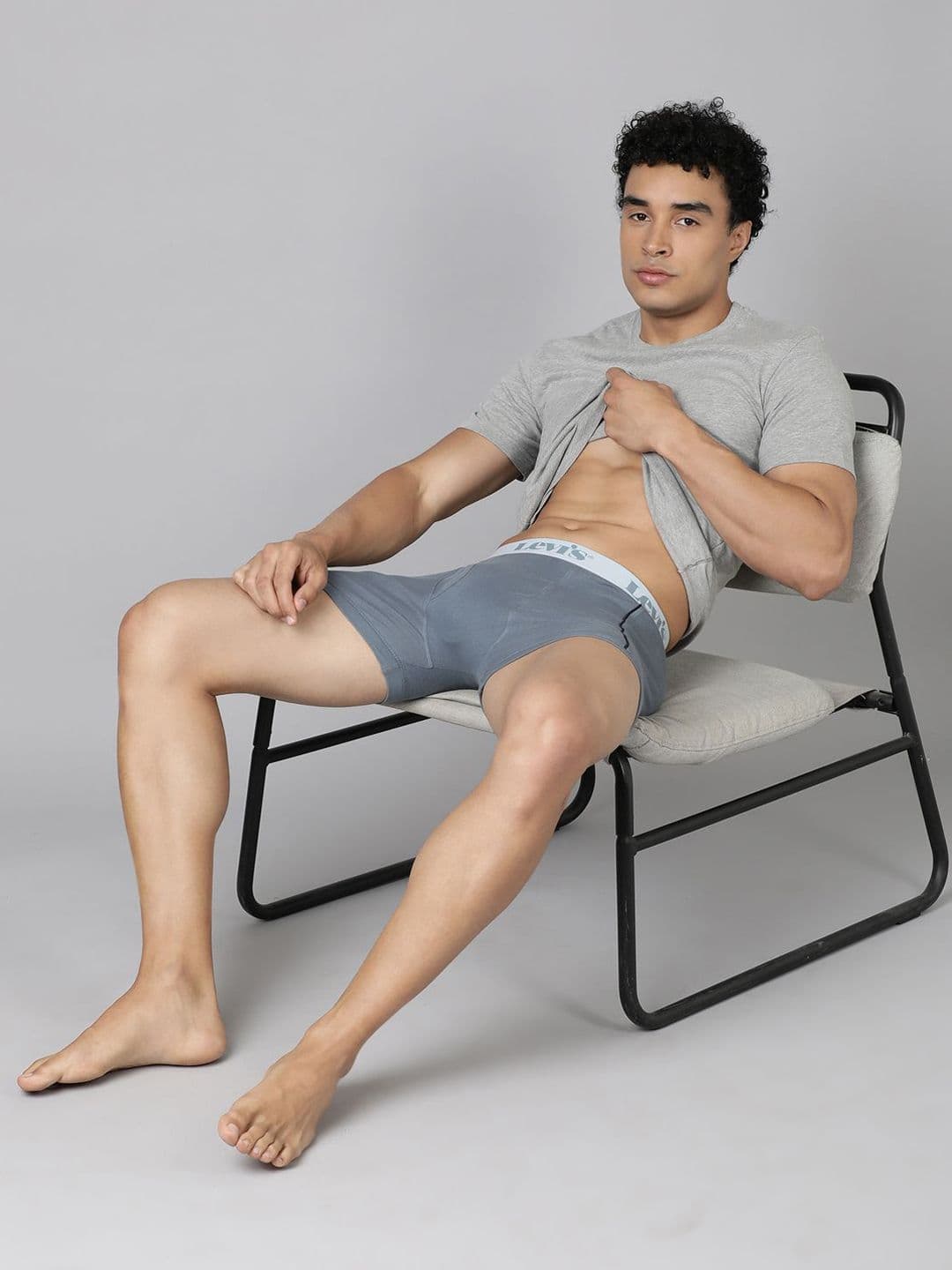 Levis Pack Of 2 Pure Cotton Trunks Style#007A-CONTRA-BBF-P2, BLMLGM thumbnail 2