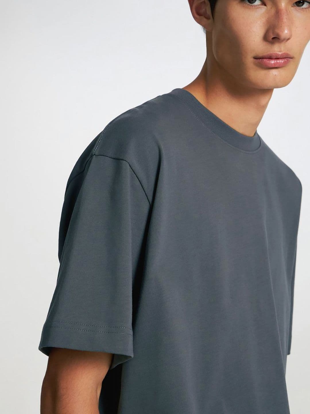MISCHIEF MONKEY Pure Cotton Drop-Shoulder Sleeves Oversized T-shirt thumbnail 2