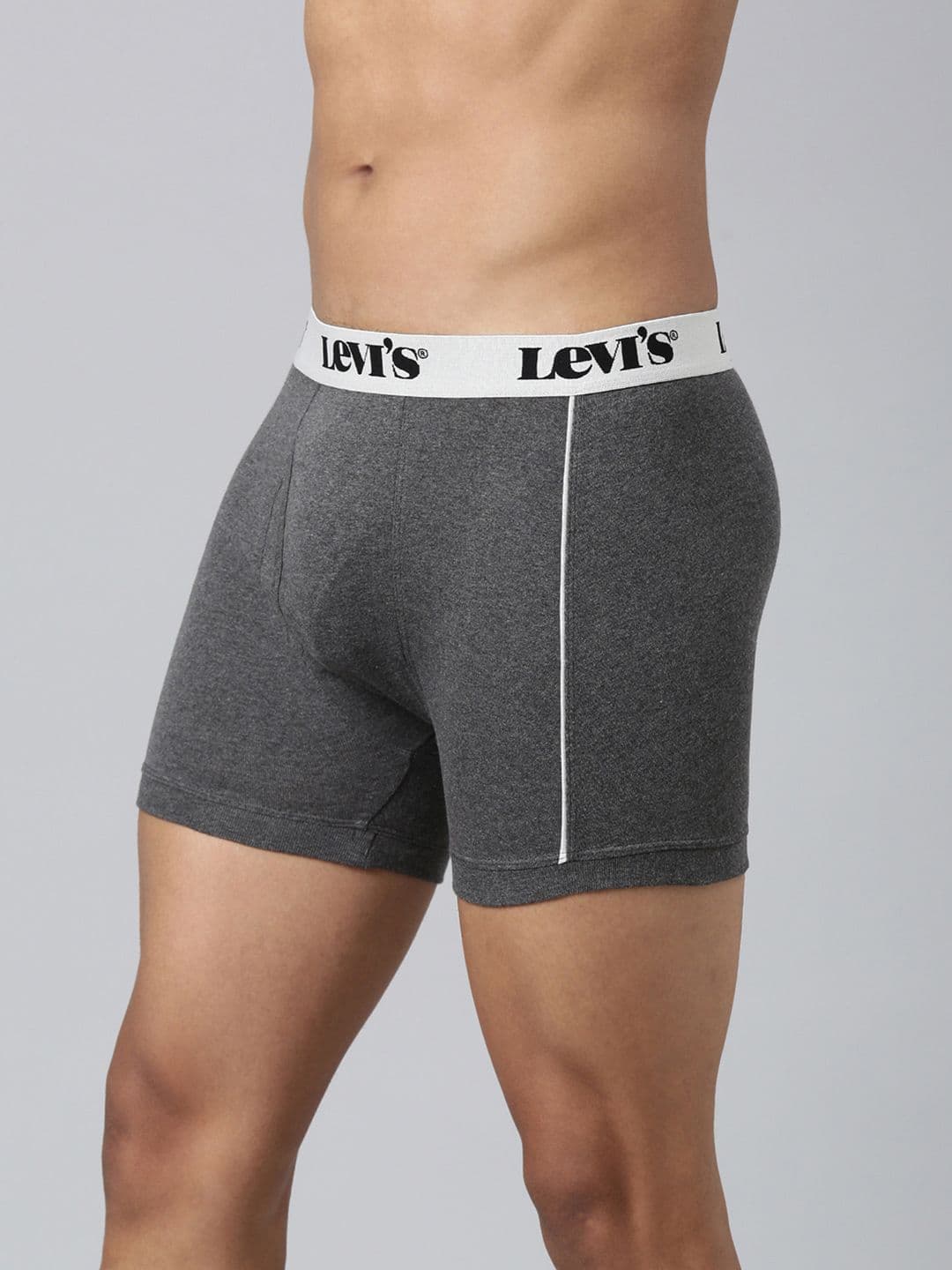 Levis Levi's Men Pack of 2 Pure Cotton Long Length Ultrasoft Waistband Trunk thumbnail 5