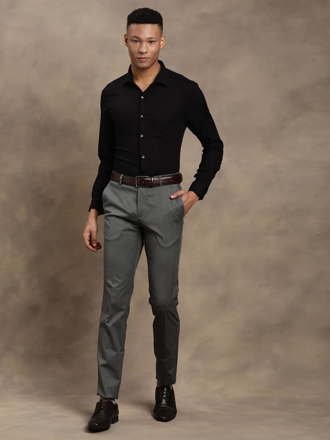 Turtle Classic Slim Fit Pure Cotton Formal Opaque Shirt thumbnail 4