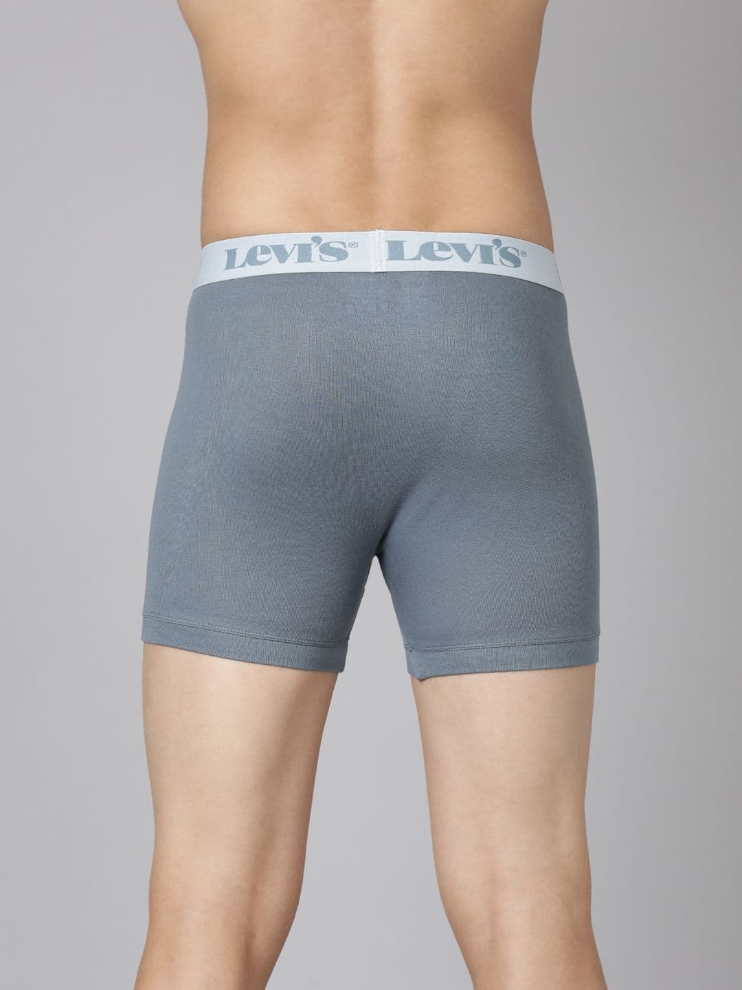 Levis Levi's Men Pack of 2 Pure Cotton Long Length Ultrasoft Waistband Trunk thumbnail 3