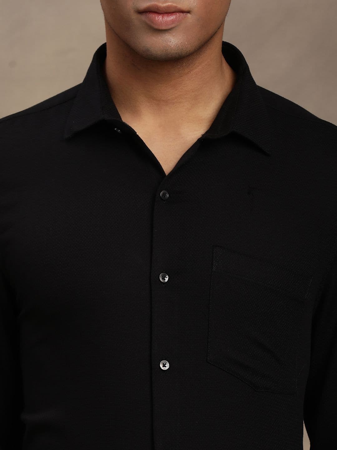 Turtle Classic Slim Fit Pure Cotton Formal Opaque Shirt thumbnail 5