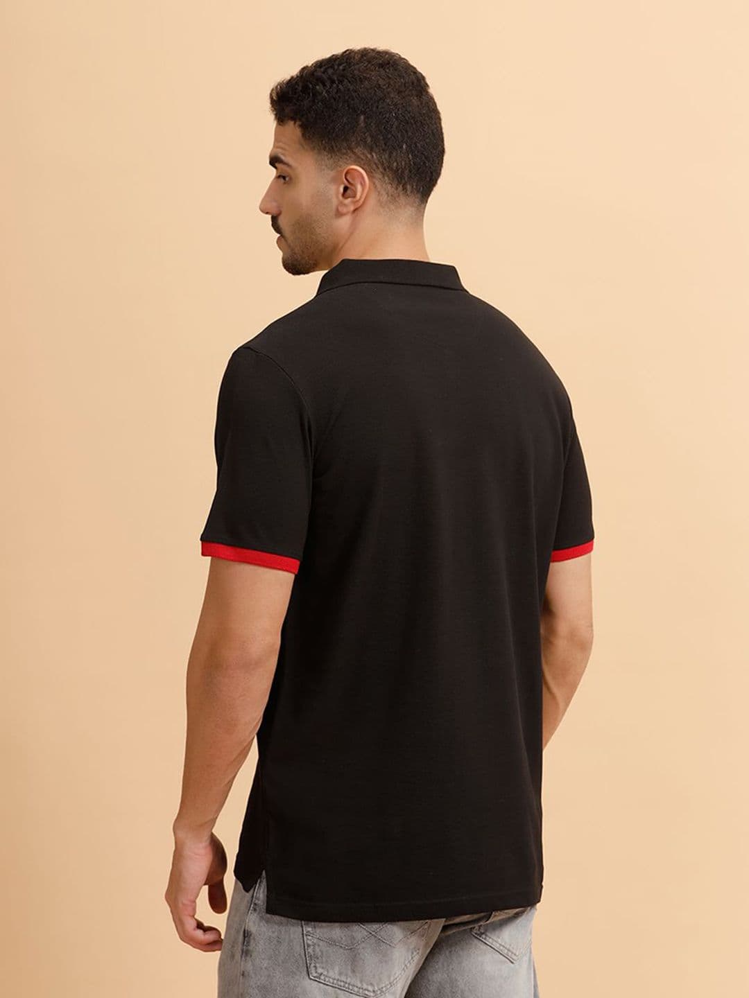 WROGN Polo Collar Pure Cotton Slim Fit T-shirt thumbnail 3