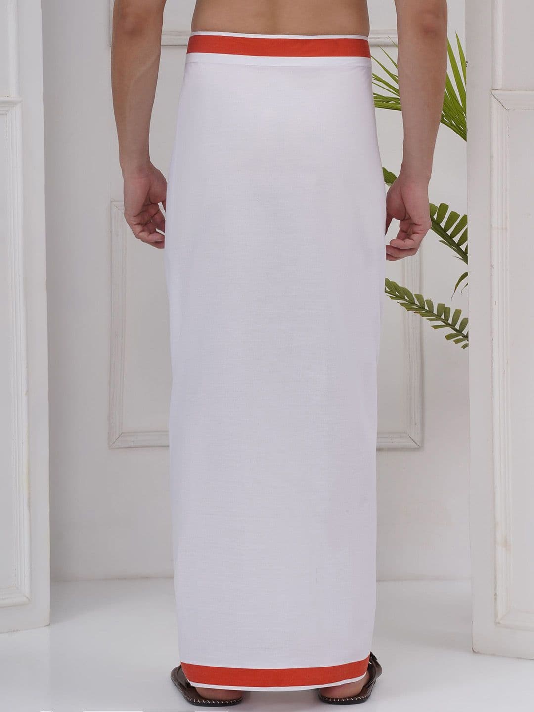 Sethukrishna Mens Readymade Cotton Dhoti thumbnail 5
