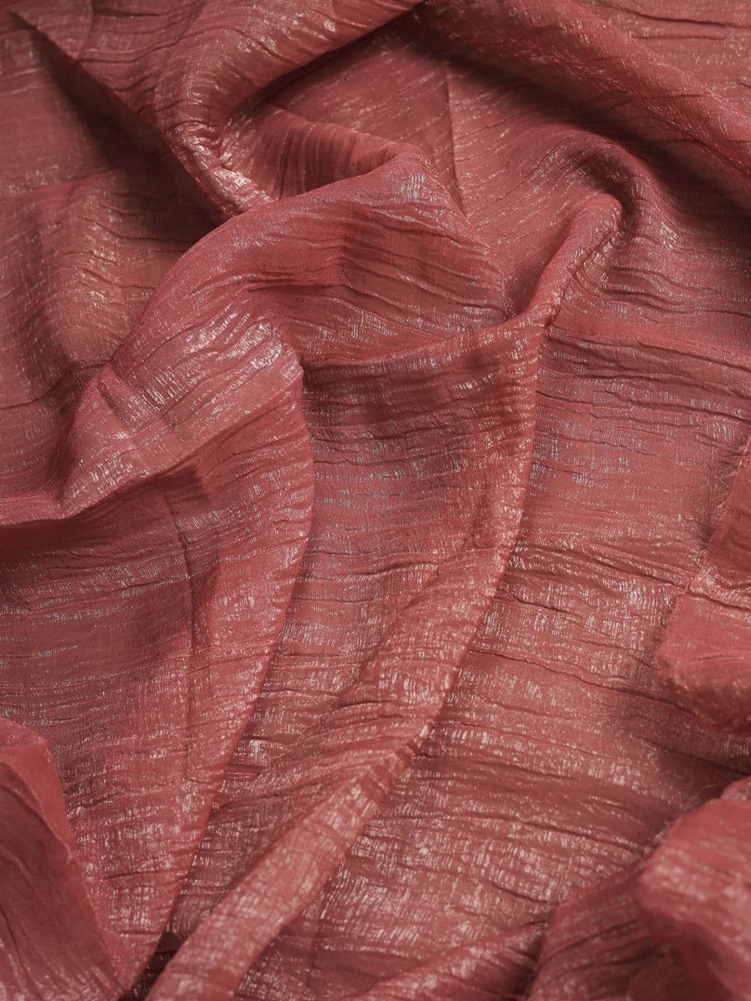 Anneca Shimmer Crunchy Tissue Party wear Saree thumbnail 4