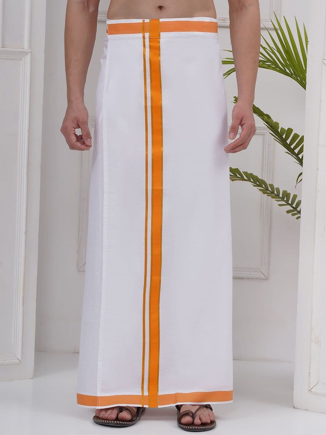 Sethukrishna Mens Readymade Cotton Dhoti - view 1