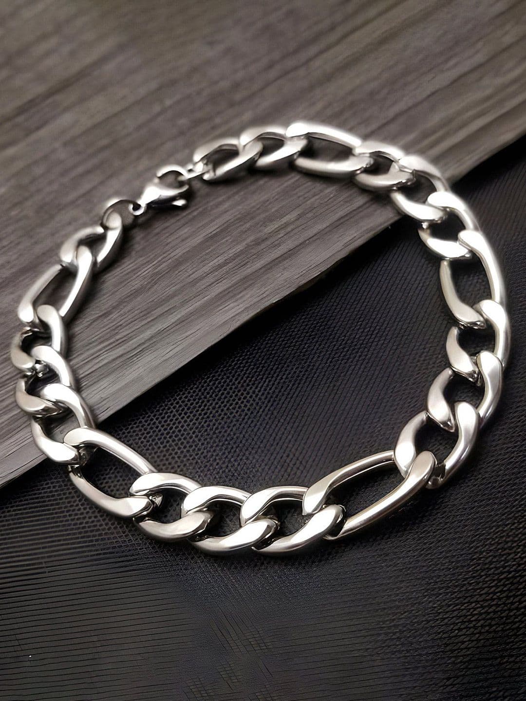 Minprice Men Stainless Steel Link Bracelet - view 1