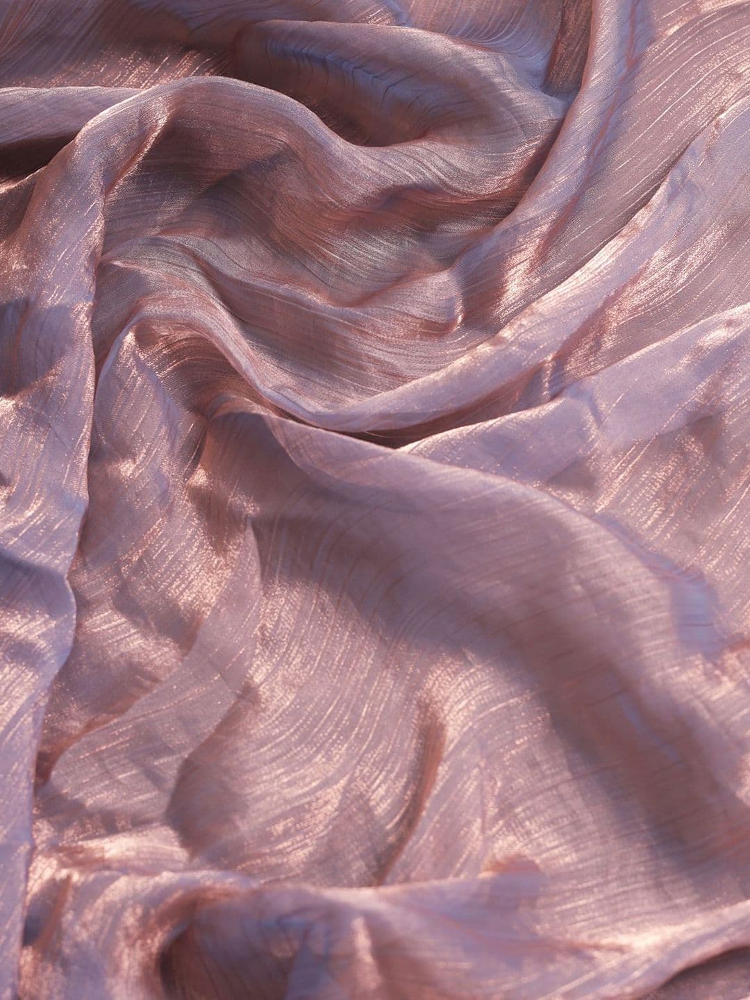 Anneca Women Solid Pure Chiffon Saree thumbnail 4