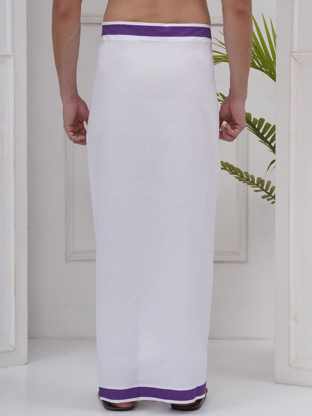 Sethukrishna Mens Readymade Cotton Dhoti thumbnail 5