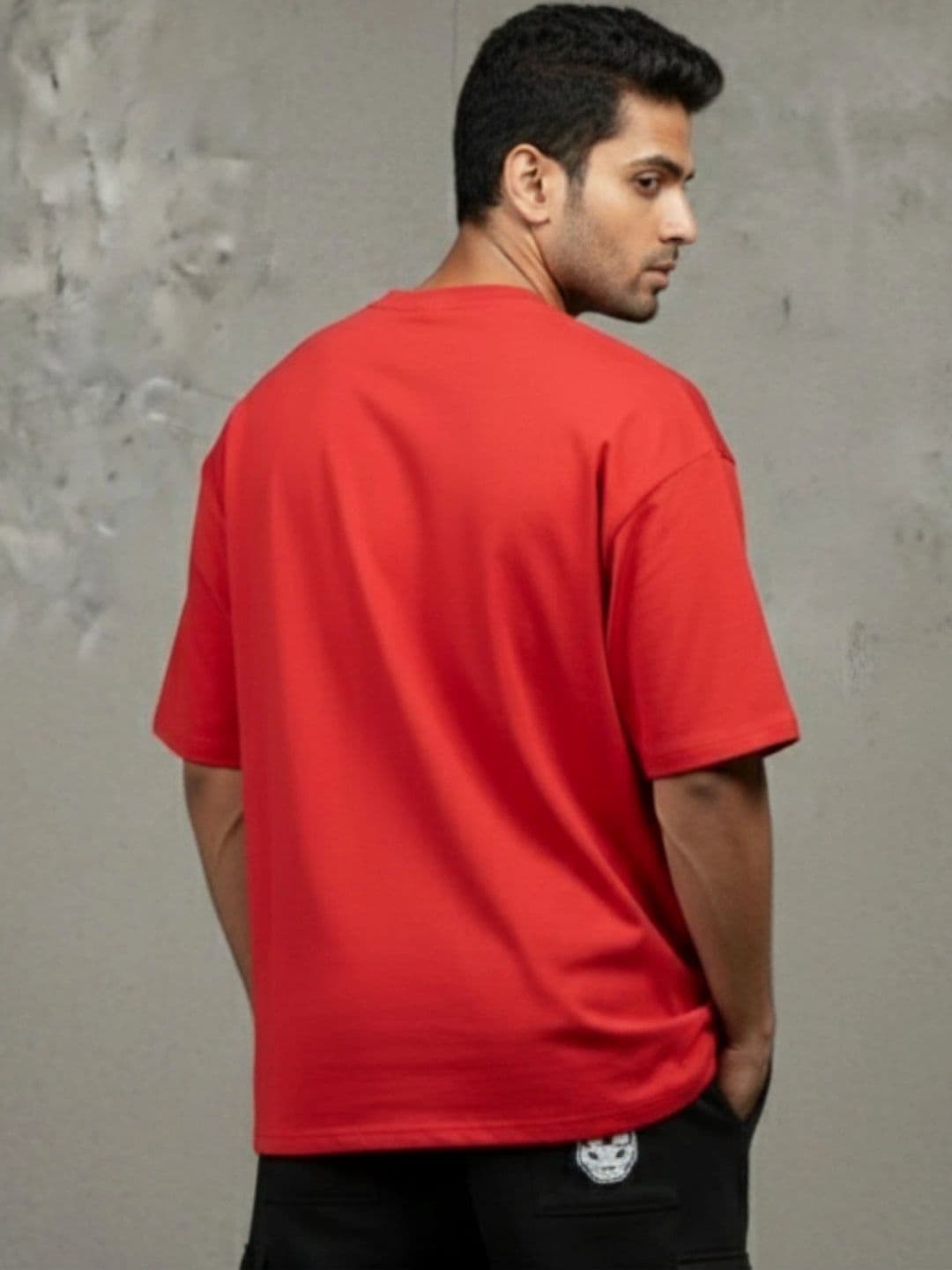 Moda Rapido Men Printed Drop-Shoulder Sleeves T-shirt thumbnail 3