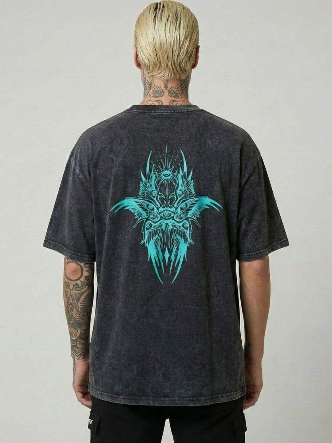 Moda Rapido Men Dyed Drop-Shoulder Sleeves T-shirt thumbnail 4