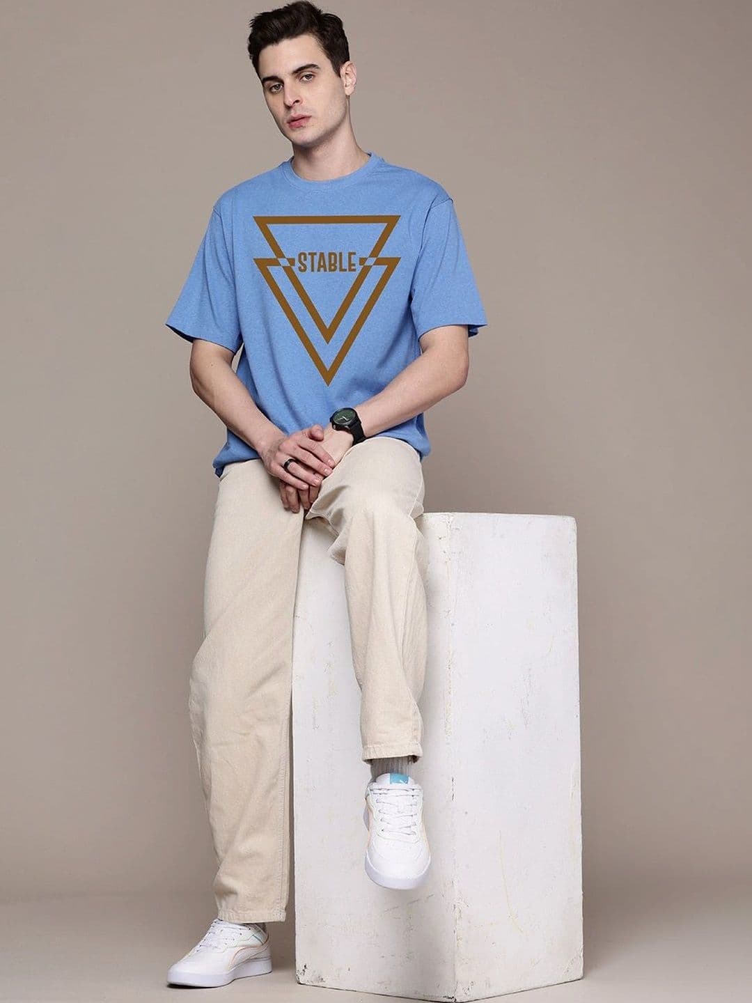 Moda Rapido Men Typography Printed T-shirt thumbnail 2