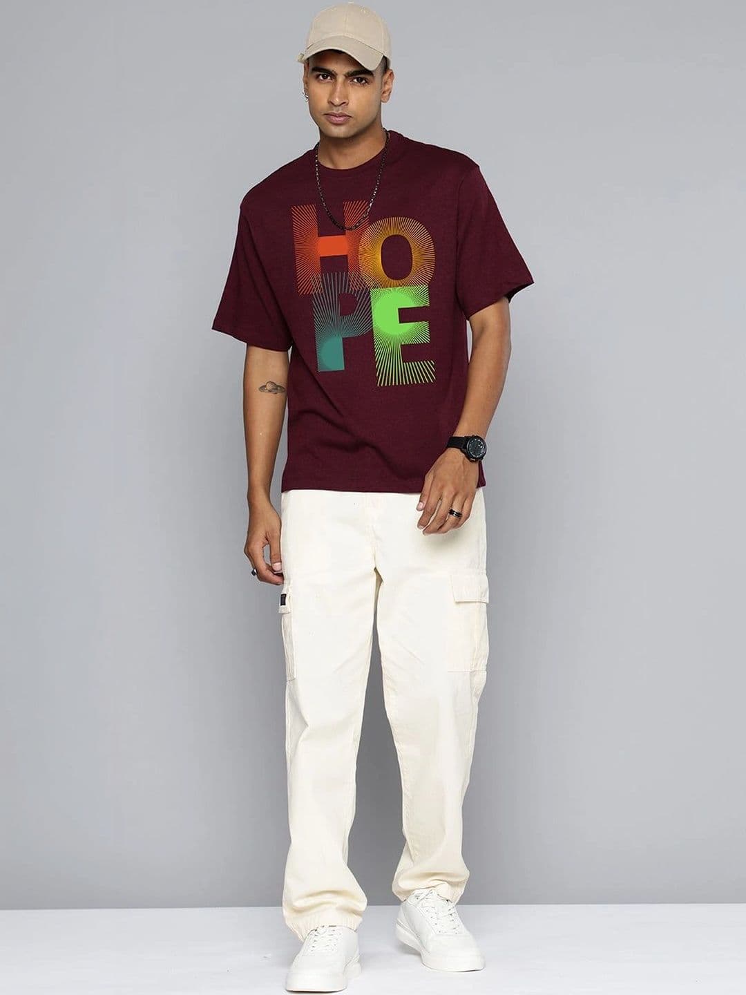 Moda Rapido Men Typography Printed T-shirt thumbnail 3