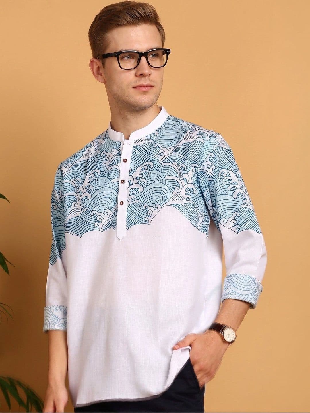 Anouk Men Printed Kurta thumbnail 2
