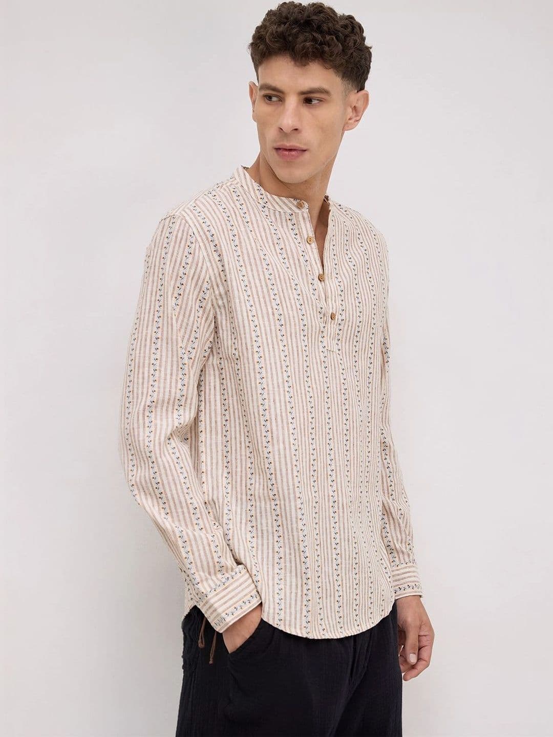 VASTRADO Men Printed Kurta thumbnail 7
