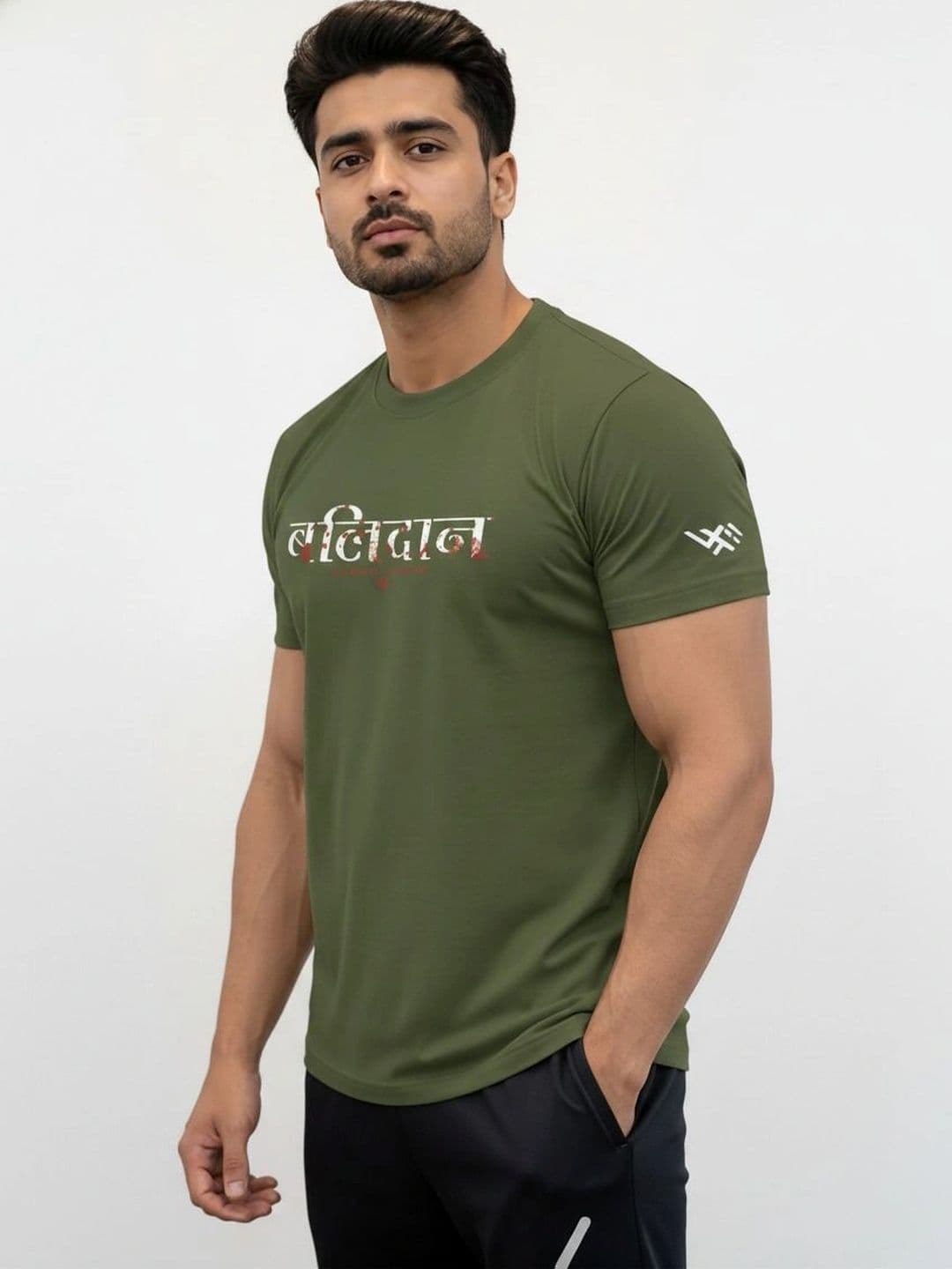 Warrior World Men Typography Printed Pure Cotton T-shirt thumbnail 4